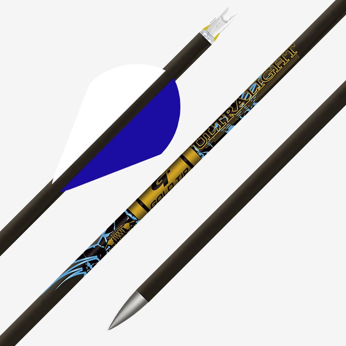 Gold Tip Ultralight Feather Fletched (One Dz.)