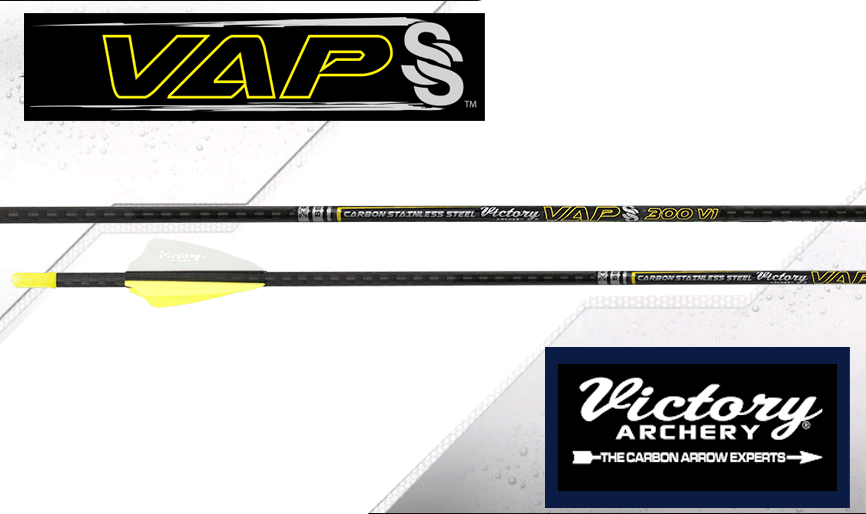 Victory VAP Elite SS (Stainless Steel) Feather Fletched