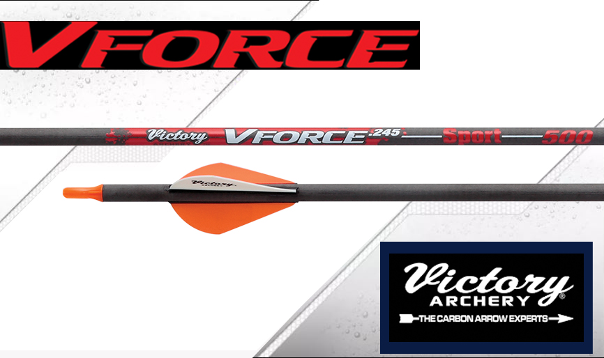 Victory VForce Sport Feather Fletched Arrows