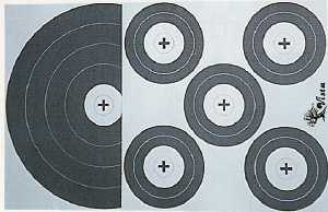 Vista NFAA Double Faced 5 Spot Targets