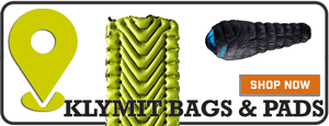 Klymit Sleeping Bags, Pads, Pillows