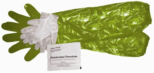 HME Game Cleaning Gloves With Towelette