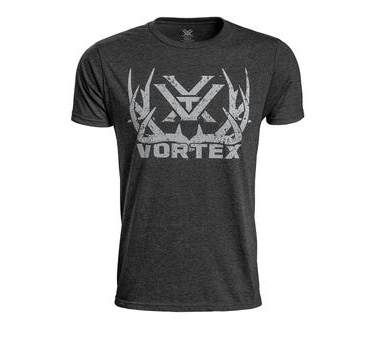 Vortex Optics T Shirt - Full Tine Job T-Shirt Charcoal Heather