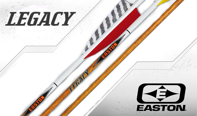 Easton Carbon Legacy Feather Fletched (Pre-Fletched 6pk)