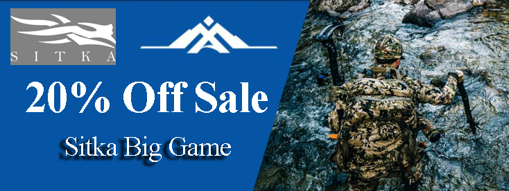 Sitka Black Friday - Big Game Sale