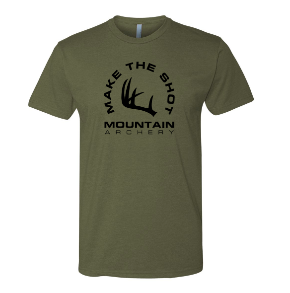 Mountain Archery - Whitetail Shed Tee (Military Green)